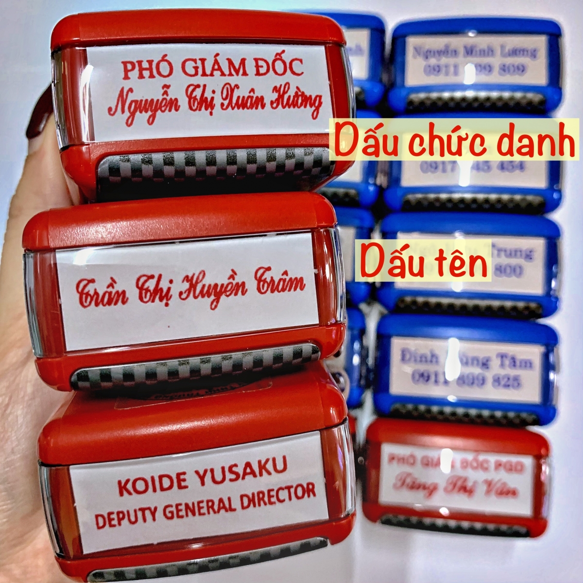 KHẮC DẤU CHỨC DANH GIÁ RẺ, BỀN, ĐẸP Ở ĐÂU? 